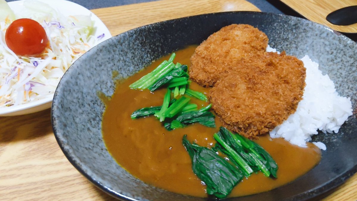 晩ご飯 ・ヒレカツカレー