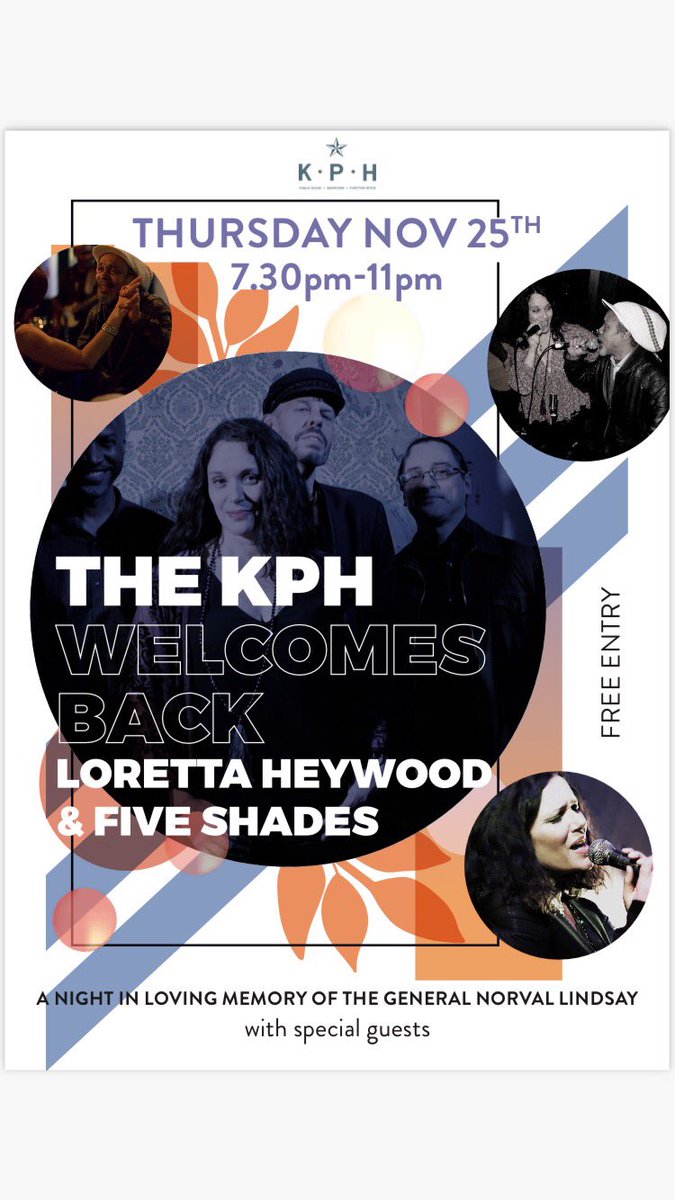 This Thursday in Ladbroke Grove @the KPH