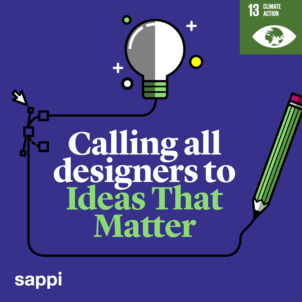 SappiEurope's tweet photo. Calling all designers! Apply to Sappi’s Ideas That Matter programme for funding to support changemaking designs that contribute to UN Sustainable Development Goal 13 on #ClimateAction. Deadline 07 January 2022. https://t.co/mQ56l05SSB
#TreesFightClimateChange #COP26 https://t.co/5iC5iajuo7
