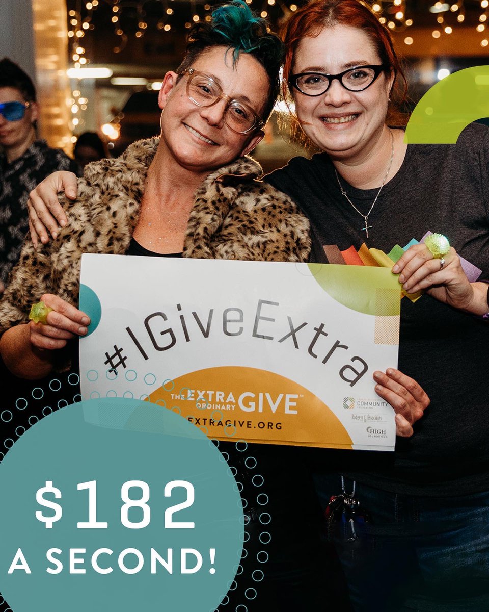 LancFound.Org (@LancFound) on Twitter photo 2021-11-22 12:58:44 That Monday #ExtraGive feeling 😍😍. Thank you Lancaster for making the 10th Extraordinary Give so special, and for giving EXTRA! That Monday #ExtraGive feeling 😍😍. Thank you Lancaster for making the 10th Extraordinary Give so special, and for giving EXTRA!