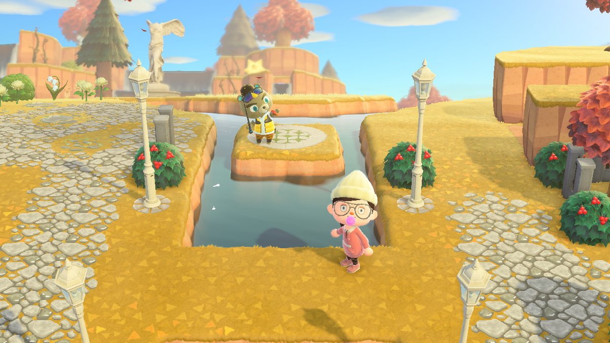 VillagerMilo's tweet photo. lmao look where he spawned #AnimalCrossing #ACNH #NintendoSwitch https://t.co/UHReSyvdNx