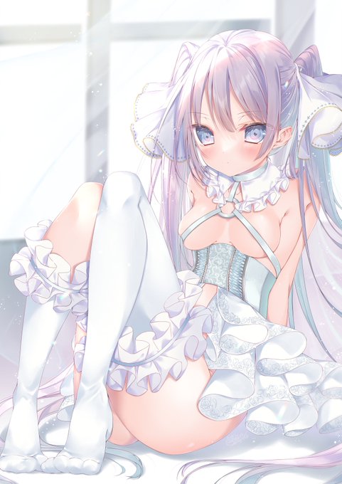 ツインテールなかなか描いてないレア!
#いいツインテールの日 