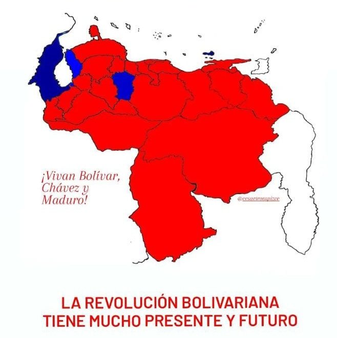 VIVA VENEZUELA!! ...y pase lo que pase seguiremos teniendo PATRIA, pero patria ROJITA ROJITA !!!
¡Gloria al Bravo Pueblo! 🇻🇪