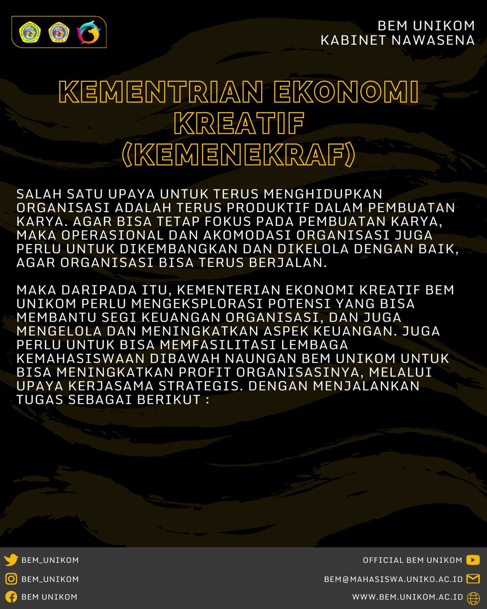 BEM UNIKOM tweet media