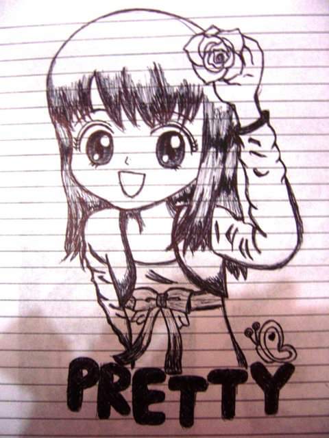 my drawings from 10 years ago omg i used to draw with ballpoint only and on any notebook lol, i redraw characters a lot from my fav manga :))