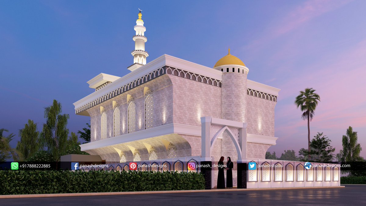 'The most beloved of places to allah are the mosques.'
.
Mosque elevation design
.
#exteriorhousedesign #designmodern #modernresidentialarchitecture #homemodern #affordablemodernhome #homebuilding #homebuildingtips #architecturehomedesign #architecture #homeideas