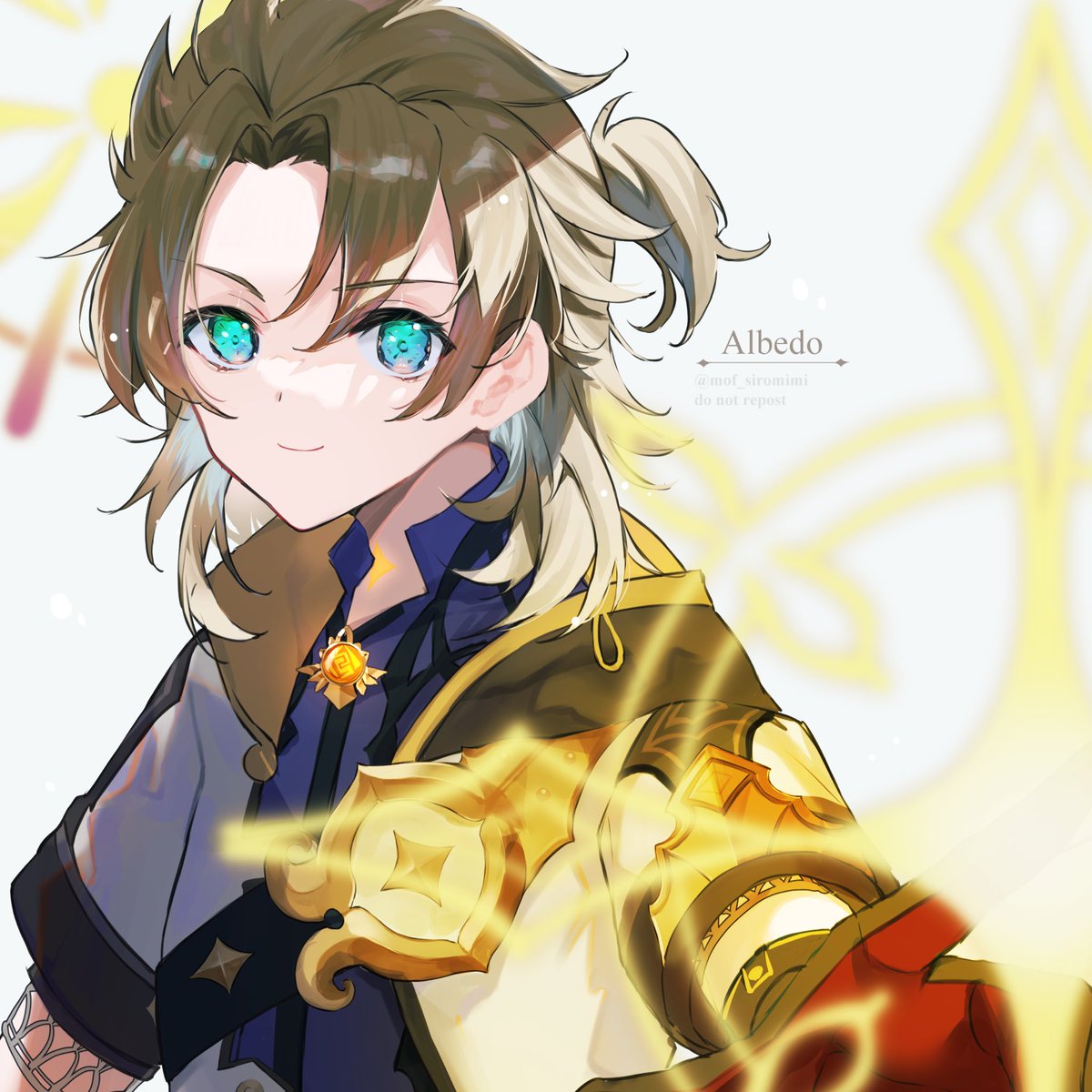 アルベド「アルベド先生はいいぞ#原神 #Albedo 」|しろむのイラスト