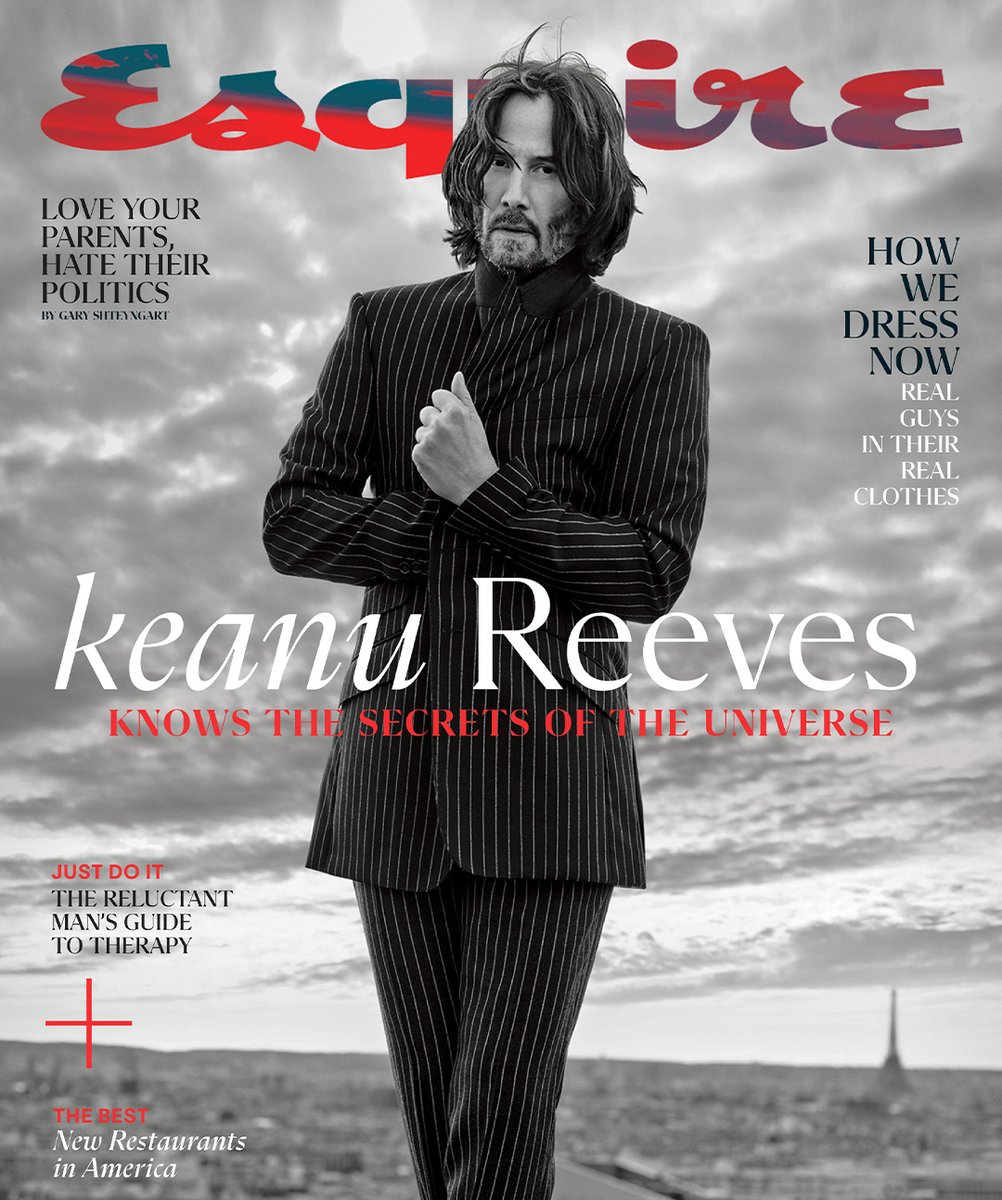 Introducing Esquire’s Winter 2021 issue starring Keanu Reeves. 68 movies in, he’s always working. Playing killing machines, doofuses, romantics, messiahs, devils. But he's always Keanu. Which means something more. esqr.co/3uKc5fY