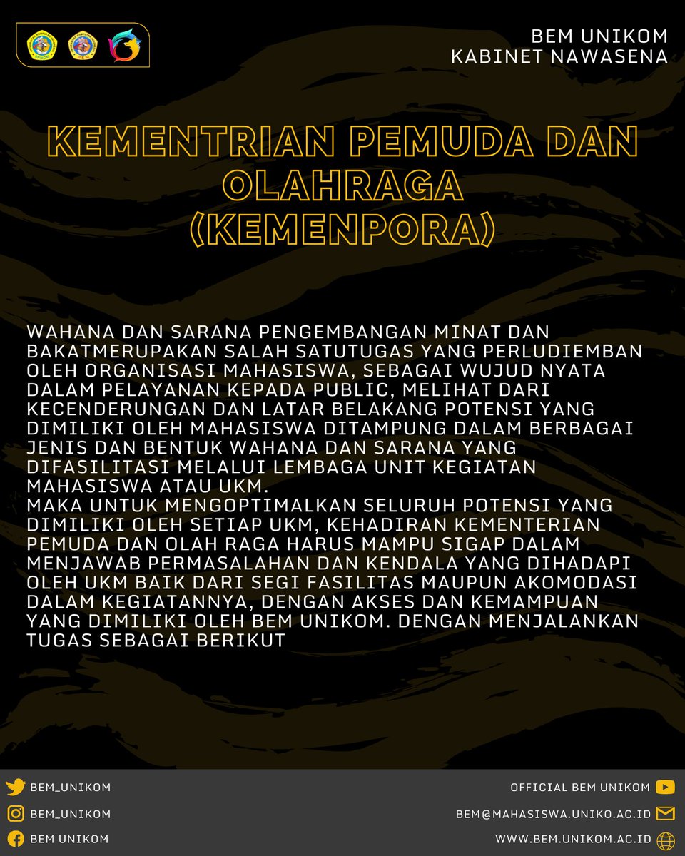 BEM UNIKOM tweet media