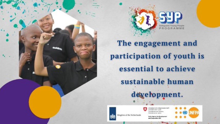 📣 #SafeguardYoungPeople expands to #Angola, #Mozambique, #Rwanda &amp; #Tanzania! 

Kudos <a href="/SwissDevCoop/">Swiss Development and Cooperation</a>🇨🇭&amp; <a href="/NLatUN/">Broken link hijacking POC</a> 🇳🇱 for growing <a href="/UNFPA_SYP/">Safeguard Young People Programme</a> in partnership w/ host govt’s &amp; <a href="/UNFPA/">UNFPA</a> 👏

Supporting #YoungPeople to reach their full potential thru promoting SRHR! 
#PutYoungPeopleFirst