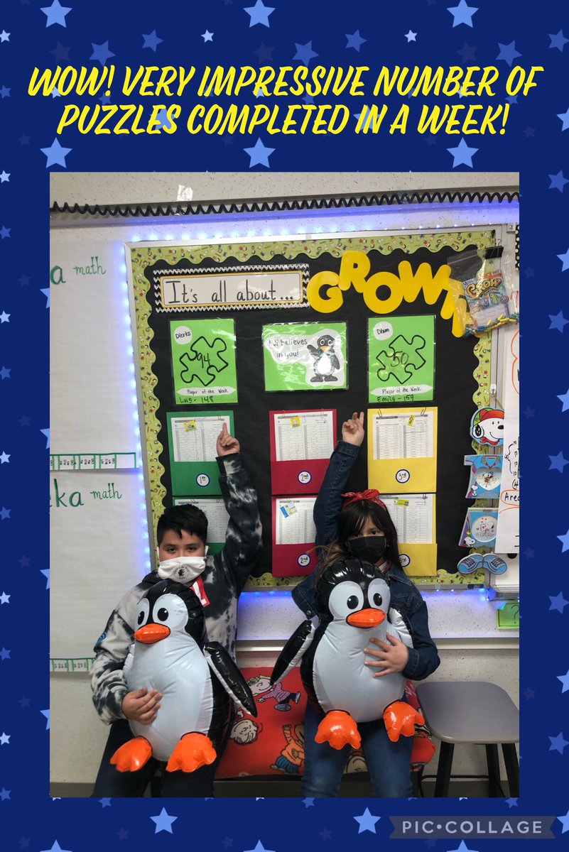 KariDierks's tweet photo. Congratulations to Camp Snoopyโs top puzzle getters from last week. ๐ ๐ These mathematicians enjoyed being a teacher assistant with JiJi by their side. #puzzleup ๐งฉ @STMath ๐ง @GreenspointAISD ๐ฆ #proudteacher ๐ https://t.co/hKy5KfefNi