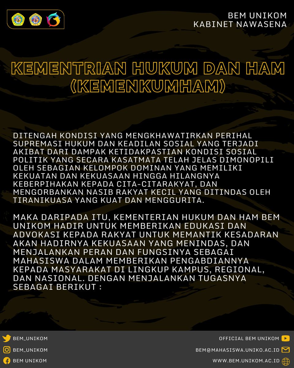 BEM UNIKOM tweet media