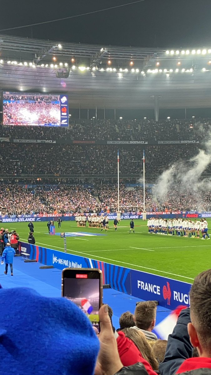 JPvanAlten's tweet photo. @AllBlacks @rieko_ioane @skysportnz We were there in Paris !!! Our first All Blacks game. https://t.co/HYlg0CNph5