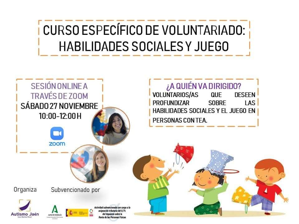 Os recordamos que este  sábado 27 de noviembre tenemos una cita con nuestros voluntarios, así como con personas que quieran formar parte de nuestro equipo de voluntarios y voluntarias.  #IRPF #FORMACIÓN #SENSIBILIZACIÓN #VOLUNTARIADO #AUTISMOJAEN
 forms.office.com/r/06WtNdAM5A