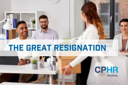 PeopleFirstHR_'s tweet image. Earlier this fall, Pat Hirst, had the pleasure to lead a discussion on the Great Resignation at the @CPHRMB executive breakfast. She talked about why people are  leaving their current workplaces, and more importantly, why people are staying. 
buff.ly/30pQ509