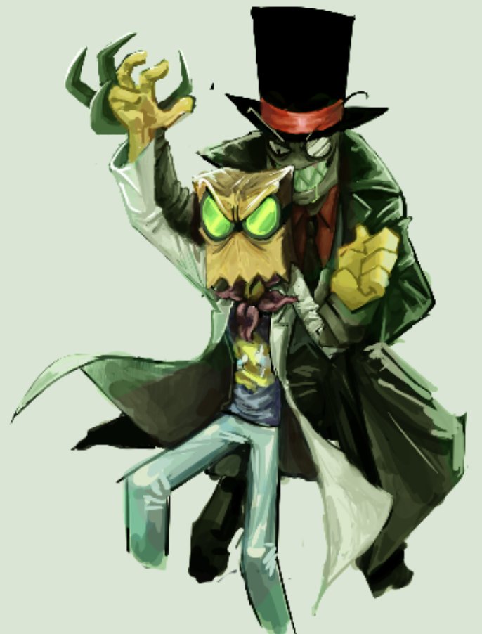 RecklessBucket2's tweet image. This took me hours to finish with no breaks, I present to you #Paperhat painting from Aggie/.io
#Villainous #villainousFanart #DrFlug #Blackhat