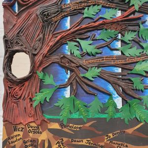 ClowesLeon's tweet photo. The @ReelRebelsRadio Caribbean Family Tree event was hosted by @frankisweeney and brought together Living In Harmony's Sharon McPherson, social worker Denise Harvey, launched the amazing artistic collaboration between Alicia Graham and Piyagarn Odunukwe. https://t.co/jY4SnOeaED https://t.co/H1Bi6p9eQT
