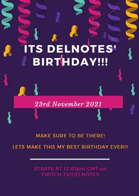 The Last Week of Streaming starts tomorrow! 12:30pm GMT

Tomorrow is also the Birthday stream so make sure to be there