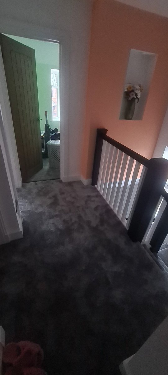 Carpets installed at a domestic property. Stairs carpets whipped on edges #peakflooringcontractors #flooring #weloveflooring #carpet