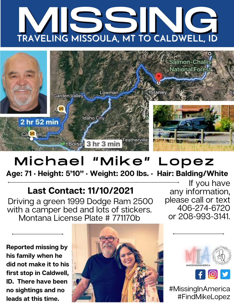 missingNamerica's tweet photo. 💛🙏🏻Please Share🙏🏻💛 #FindMikeLopez #MissingInAmerica #BOLO @CuckooClawsons @Noelle41889485 @GabbsJustice @gabbsfoundation @Nerdy_Addict @NateNewsNow https://t.co/QjIT8XwrXv