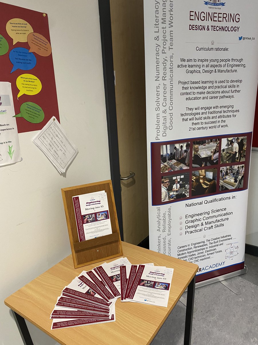 FATech_Ed's tweet photo. S2 getting ready to make some informed subject choices - by looking at career pathways in Technical subjects and learning about industry sectors, job markets and salaries #YoungWorkforce #DYWpathways #ScottishCareersWeek #FORfutures https://t.co/88Ofw0Kbzh
