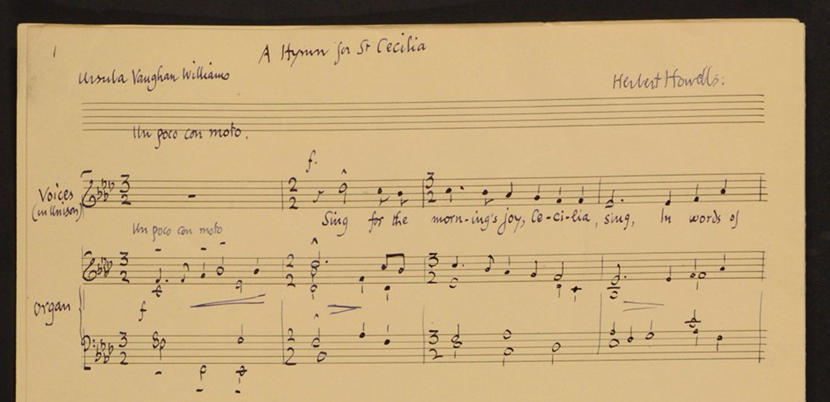 Image for the Tweet beginning: Howells, A Hymn for St