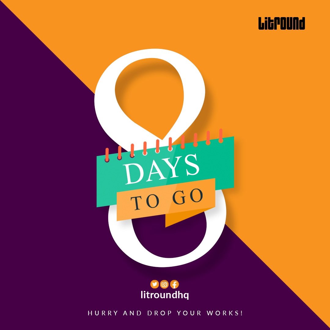 litroundhq's tweet photo. Monday motivation cos if this isn't motivating, we don't know what is.
Get writing if you don't have your piece yet, edit today if you have one. Send your entries to submissionslitround@gmail.com
#mondayquotes
#monday #mondaymotivation #submisions #literature #literaryworks https://t.co/fTHNEKDApU