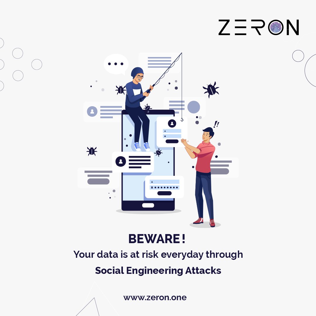 securezeron's tweet photo. Hacking a human is much easier than hacking a business.
Attackers prey on human weakness, therefore #BeCyberAware
#BeCyberAware #Zeron #YourSecurityMatters #CyberSecuritySolution #CyberSecurity #BreachProbablity #DataBreach #DataProtection #infoSec #InformationSecurity https://t.co/kb9wj8cj8e