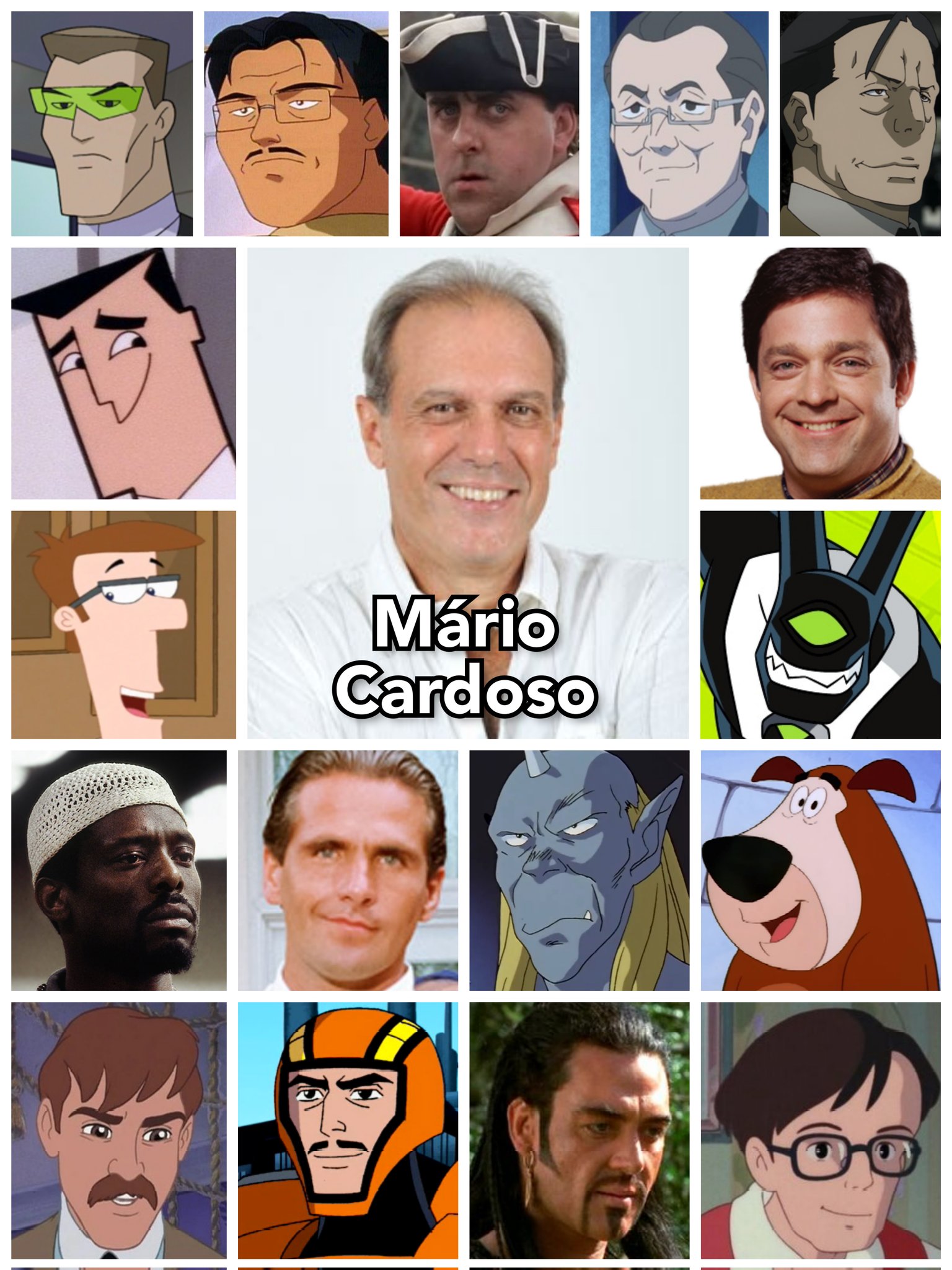 Personagens Com os Mesmos Dubladores! on X: Os níveis de cursed nesse post  são mais de 8 mil O dublador brasileiro do Broly em Dragon Ball é o mesmo  do Clifford! Dublador