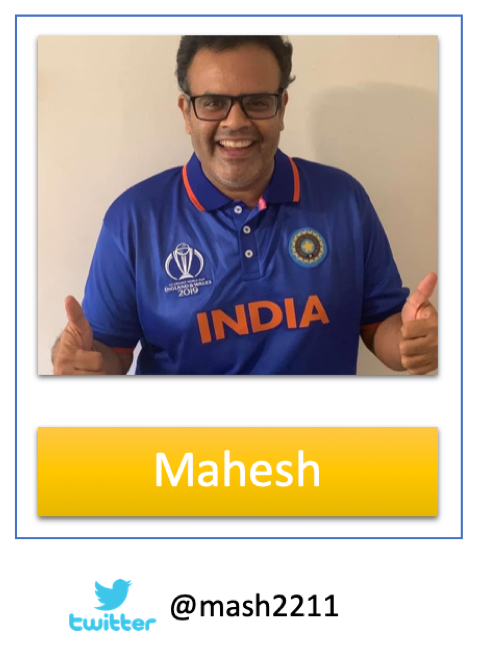 CherryandT's tweet photo. Here's wishing our stalwart and cricket stories guru @mash2211 a very happy birthday! Looking forward to listening to more amazing stories and insights from him going forward. #happybirthdaymahesh #cherryandtimbertalk https://t.co/fO3sSsIMos