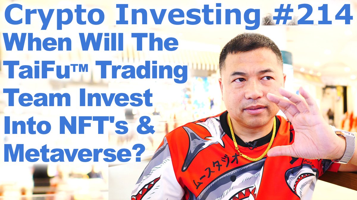 HeyTaiZen's tweet photo. Many of our viewers have asked us about investing into NFT's &amp; the Metaverse.

In this video, I explain when our thoughts on NFT's &amp; the Metaverse and when our team will start investing into them:

https://t.co/bVGjSDLG1l https://t.co/XRRLDSvZv4
