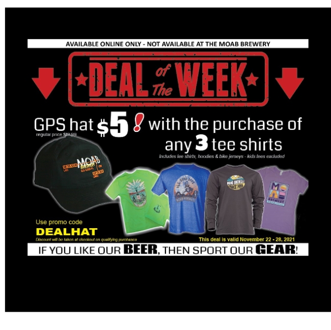Deal of the week! $5 GPS Hat on qualifying purchases... bit.ly/3CtyocR
