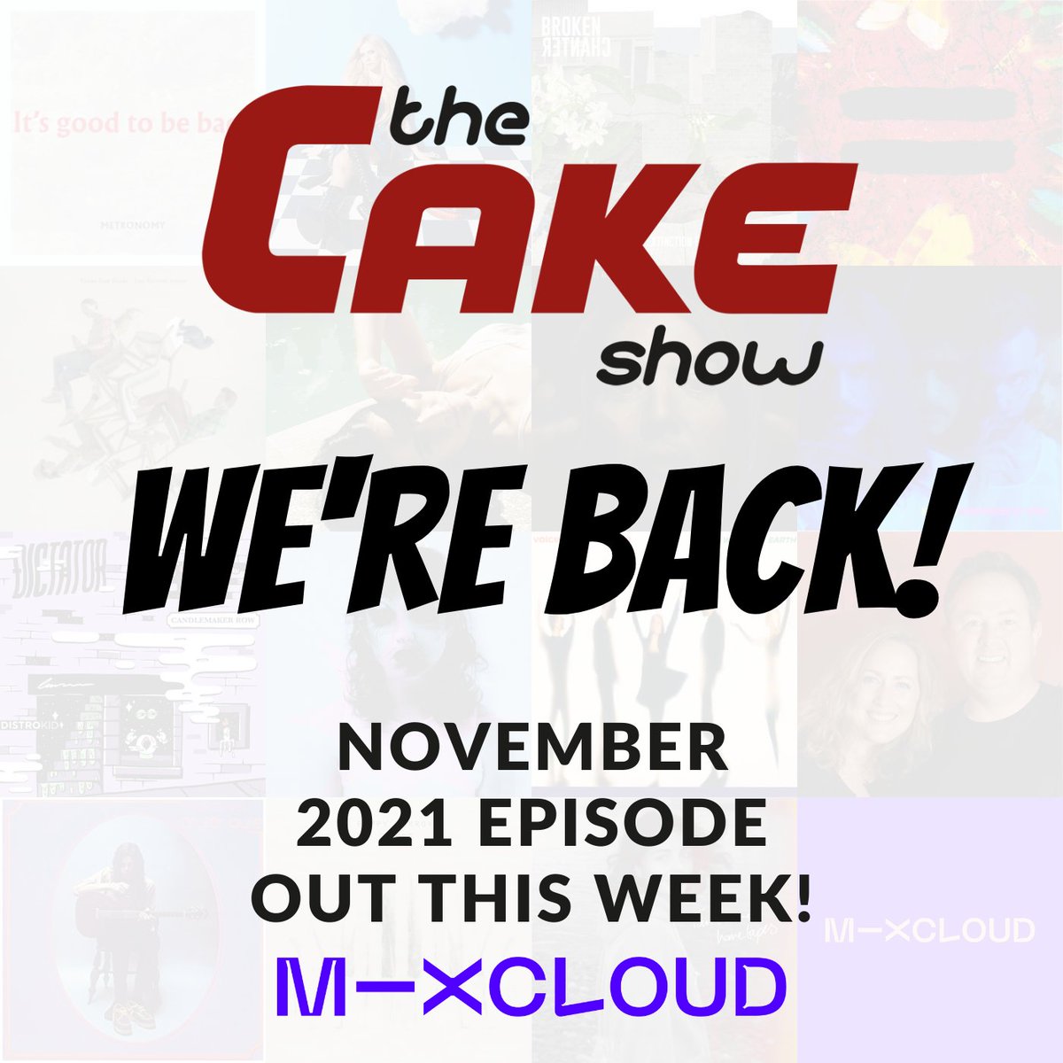 CakeShowPodcast's tweet photo. Yes! We're back!

NEW episode out this week!

#MusicPodcast
#NewMusic 
#SupportMusicians https://t.co/8B0SAMRn0h