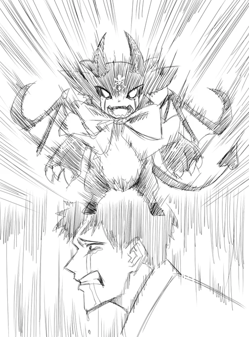 最高過ぎて衝動描き
#社築納品物 #でびるさまにささげるえ 