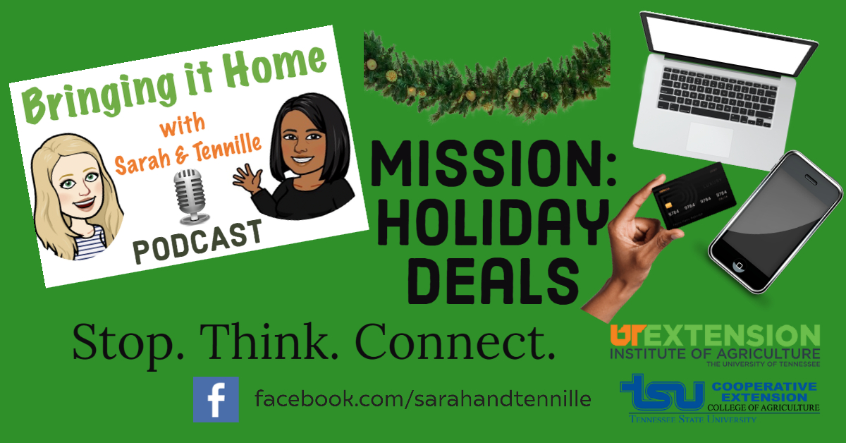 Online shopping can help you score some great deals, but it can also put you at risk if you don’t do it safely. This week, Sarah and Tennille reveal their strategies for smart internet shopping. Listen here:anchor.fm/utiag/episodes… <a href="/UTExtensionFCS/">UT Extension FCS</a> @UTExt_Dean