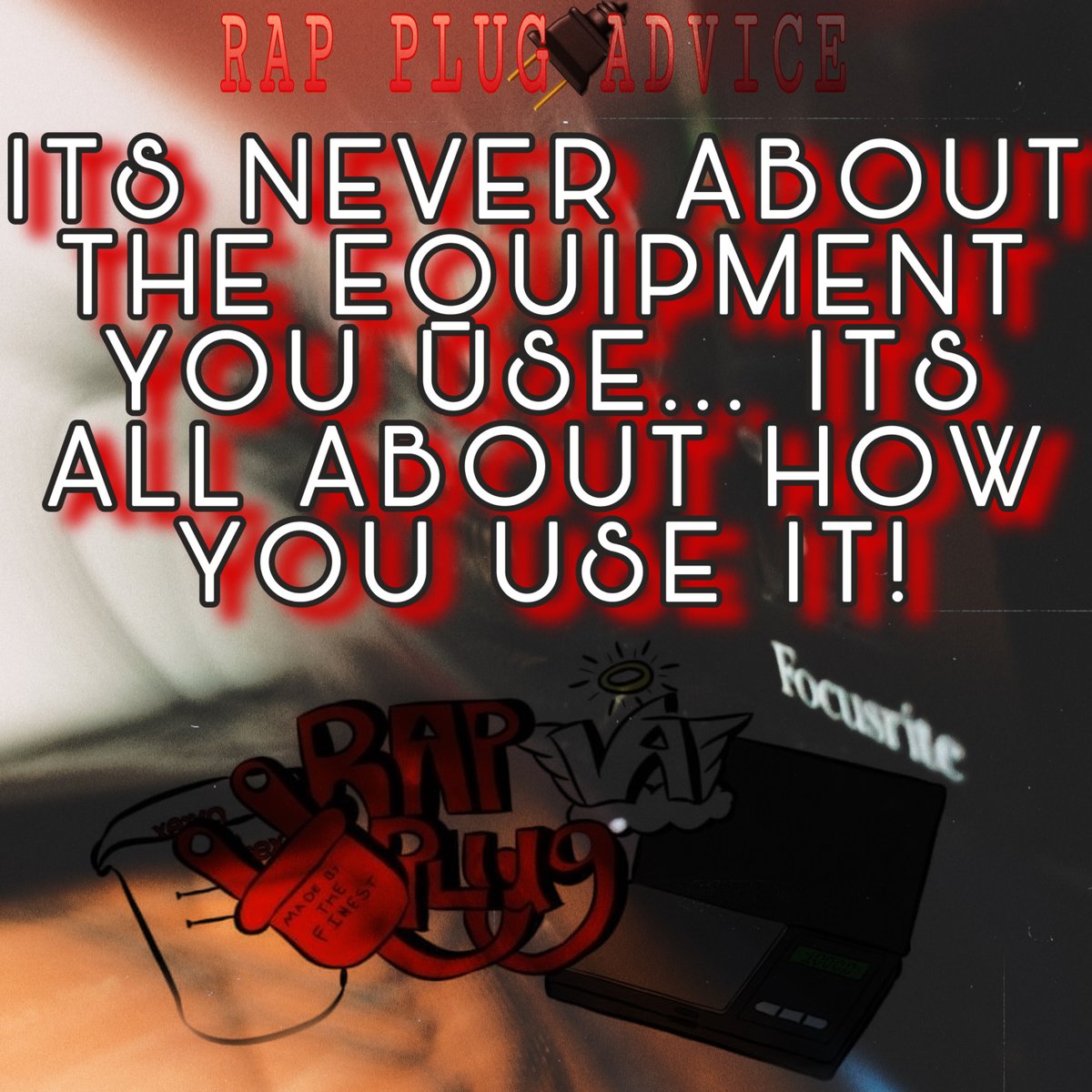 RapPlugOfficial's tweet photo. Equipment plays a big part in the studio but never be discouraged by the amount you have or the value of your setup. It’s all about how you use what you have! #RapPlugAdvice #IndependentArtists #DigitalMarketing #MusicBiz101 #TipsAndAdvice https://t.co/cKrGdeazJ0