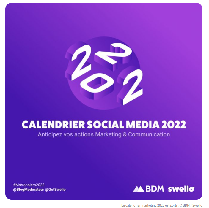DdeDiesbach's tweet photo. Il est là !
Il permet :
-  de positionner des posts dans le planning
-  d'ANTICIPER ( j'❤️ce mot)
- d'imaginer des posts : vous saviez que le 4/O1 était la journée mondiale du braille ?
Le calendrier #socialmedia 2022 ! 👉https://t.co/cT1c5dYZMc
v/ @GetSwello  @BlogModerateur https://t.co/gv4TgLzhbb