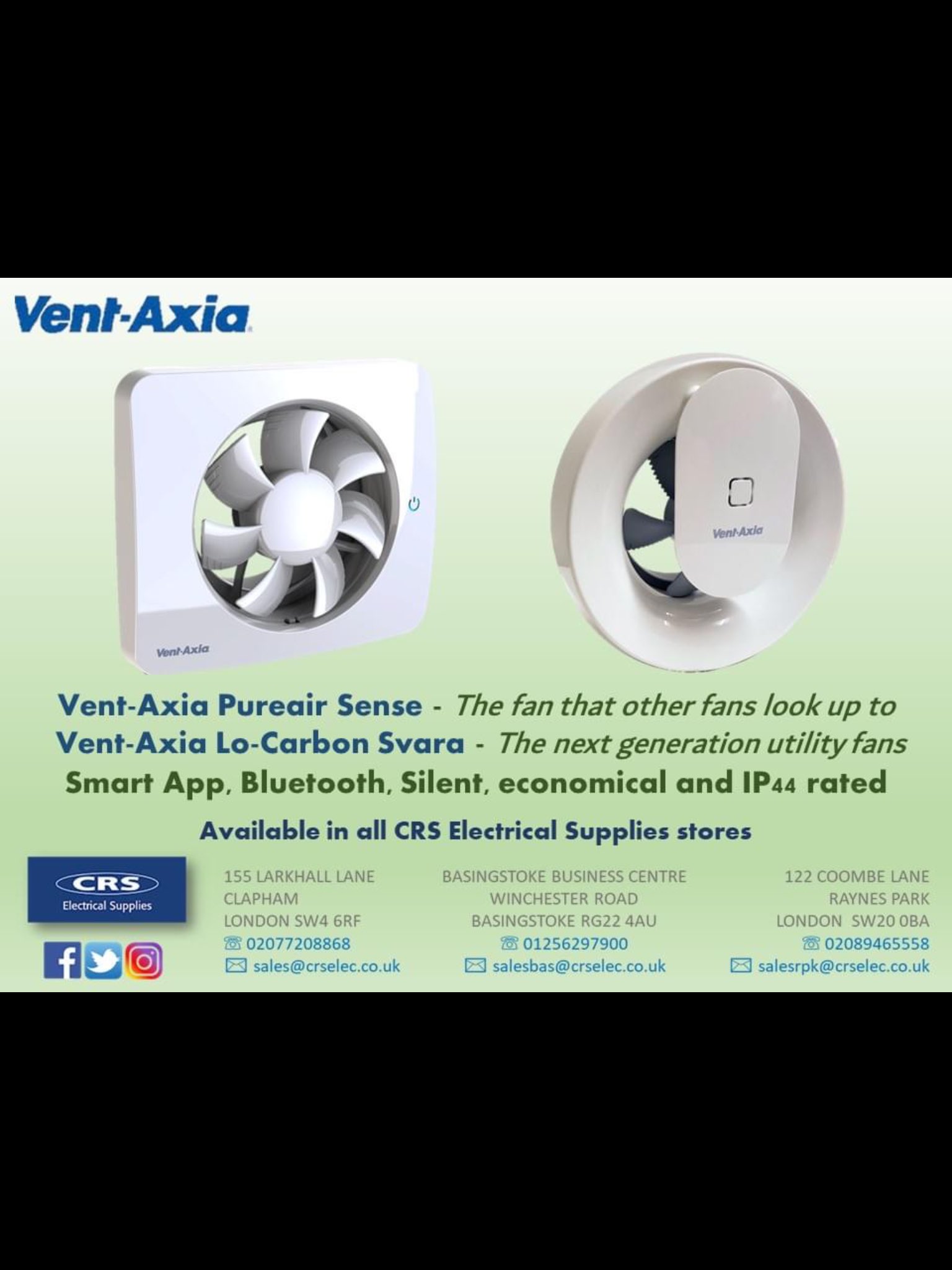 Vent axia 2024 pure sense