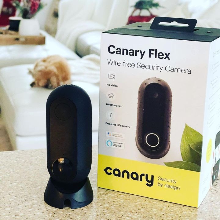 Rechargeable batteries allow Canary Flex to operate wire-free, letting you place it anywhere inside and outside your home. 

Visit https://t.co/kxpoGhBSnx to learn more about the Canary Flex home security camera. https://t.co/wHO375w4eA