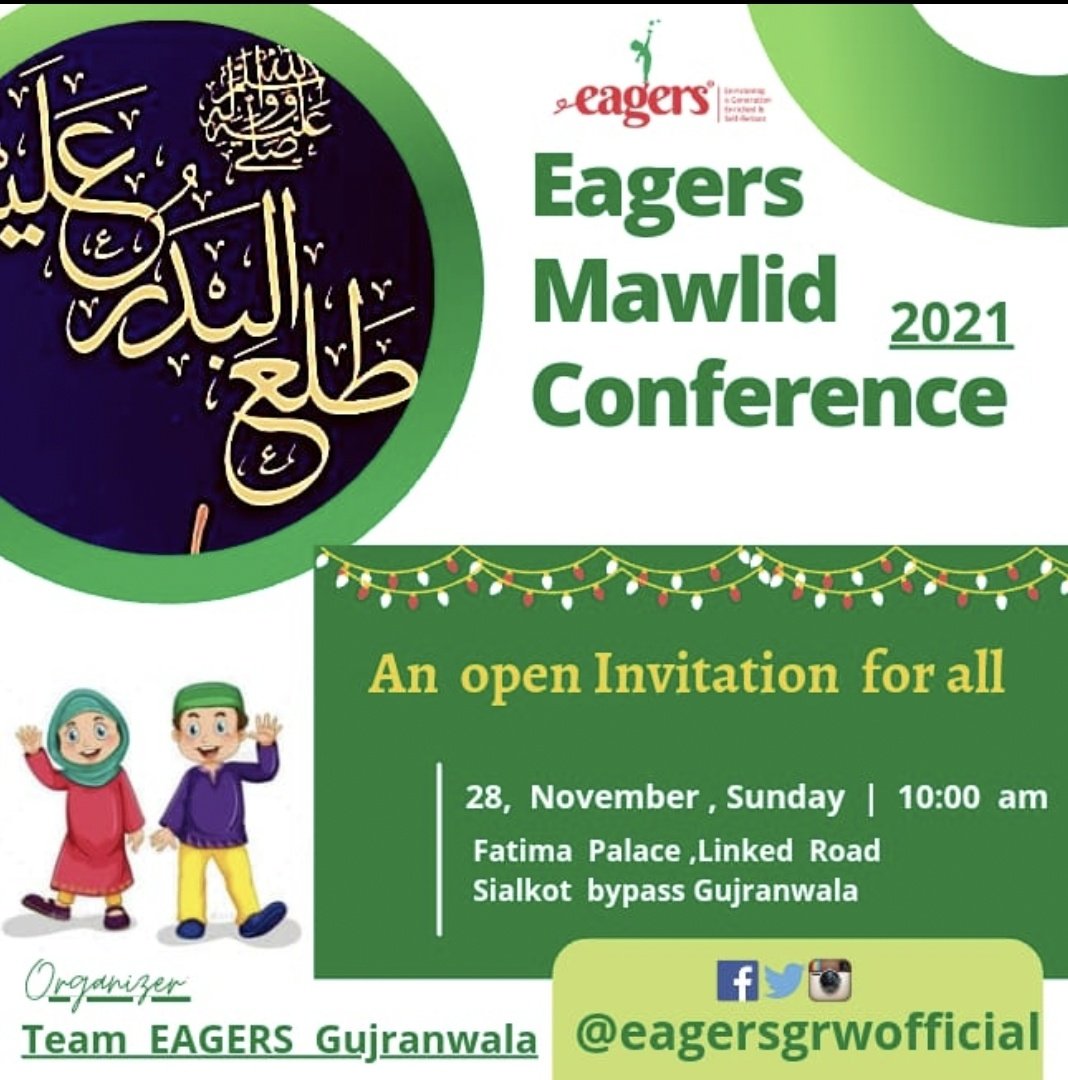 EagersGrw's tweet photo. Finally Wait is over 🤩open invitation for all of you..!! Your presence would be a great honor for us..✨ 
@EagersGrw
@EAGERS_Official

#EagersGrw #Eagers #kids #Mawlid https://t.co/Jx8rwQcBk3