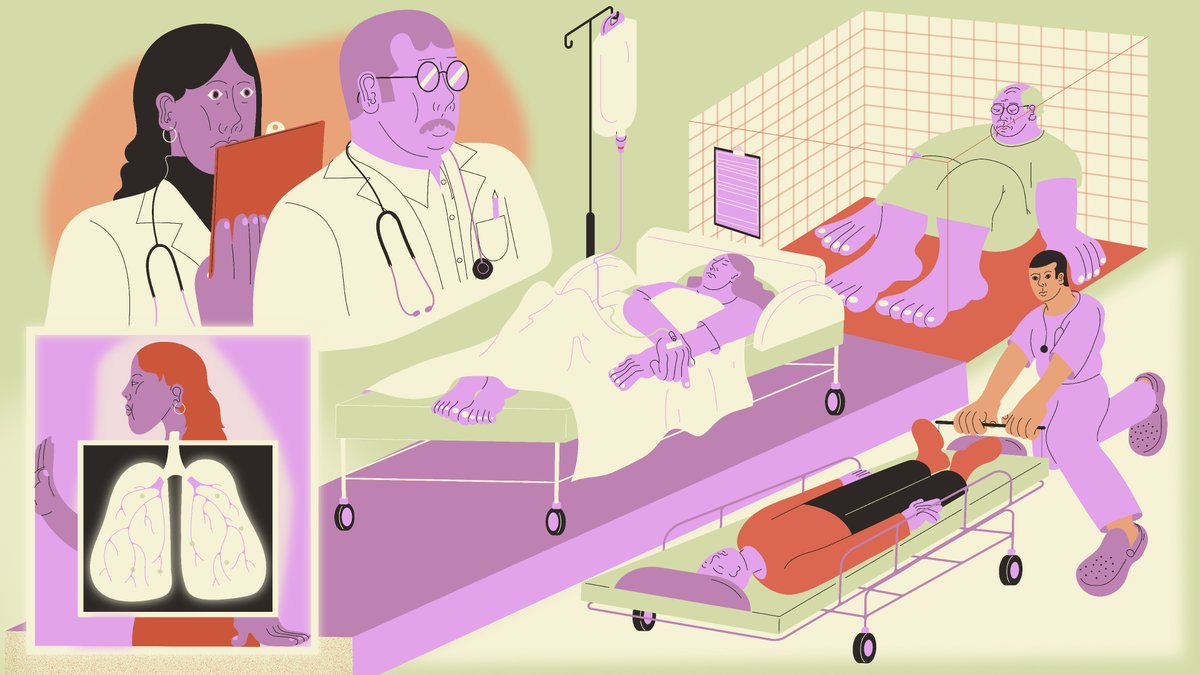 Illustration I made earlier this year for <a href="/decorrespondent/">De Correspondent</a> about the growing need to follow protocol and lack of human contact between patients and Doctors

#illustration #editorialillustration #vectorillustration #adobeillustrator