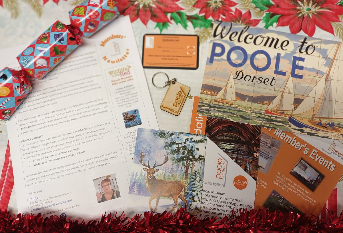 No more socks...why not buy them a Poole Museum Foundation membership subscription? Special price and festive pack for recipient and perks inc. discount at shop &amp; cafe. Buy at museum or visit: poolemuseumfoundation.org/join-and-suppo…