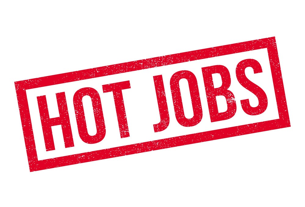 хот джоб. хот джоб. вакансия штамп. Hot stamp. Job title.