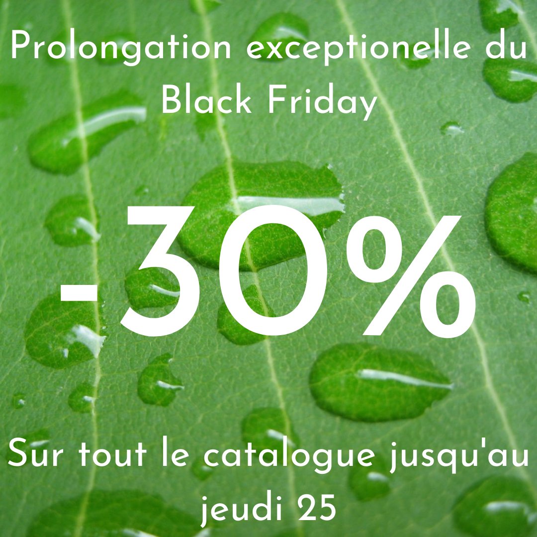 GreenControl_'s tweet image. -30% jusqu&apos;au jeudi 26 novembre sur tout le catalogue de green-control.fr