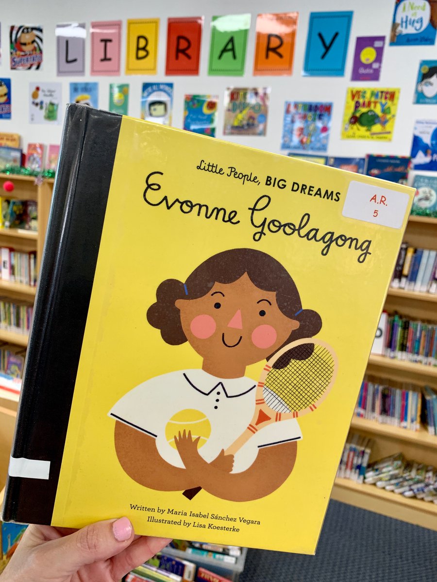 JESSPrimaryLRC's tweet photo. LITTLE PEOPLE BIG DREAMS: βEvonne Goolagongβ by Maria Sanchez Vegara πΎπ¦πΊ An inspirational #picturebook about Australian Wimbledon Tennis sensation Evonne Goolagong-Cawley! π¦πΊπΎππ»π
#JESSprimaryLibrary ππ #KS2 #MondayMotivation #dream #inspire #bookrecommendation #futureready https://t.co/NLhRYUkWwa