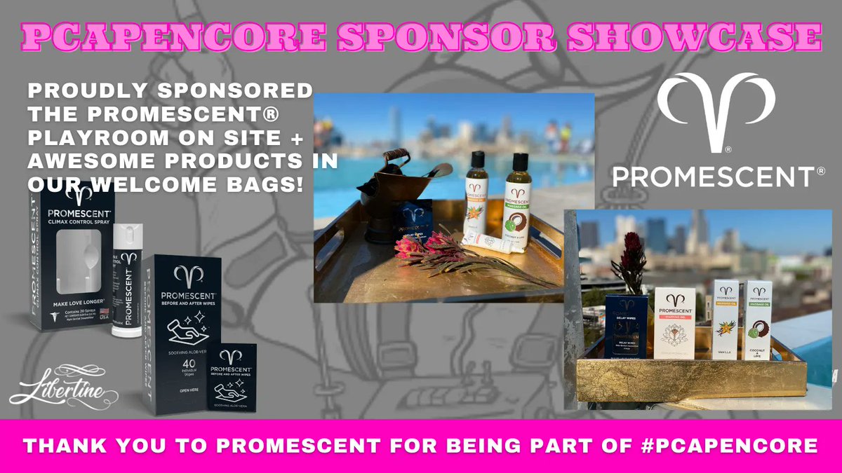 PaloozaPodcast's tweet image. Please support the positive brands that help support us, a spotlight on @Promescent who sponsored our onsite group room + fantastic giveaways

Grab 15% off sexual wellness products including delay spray/wipes + buzzing gels! bit.ly/30OPepy

Thank you again #promescent