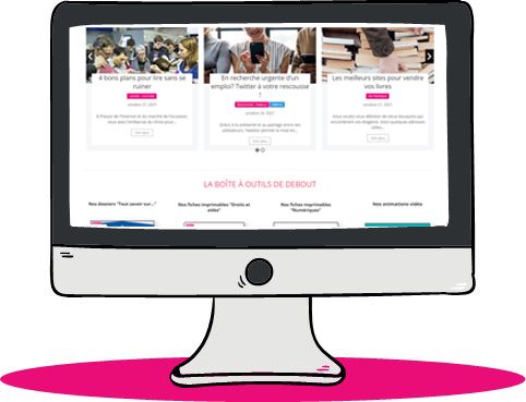 💻Découvrez la plateforme Debout avec
✔ Des témoignages positifs de sortie de précarité 
✔ Des articles présentant des solutions sur les sujets du quotidien
✔ Des fiches pratiques imprimables en français, anglais, arabe et dari, etc…

debout.fr