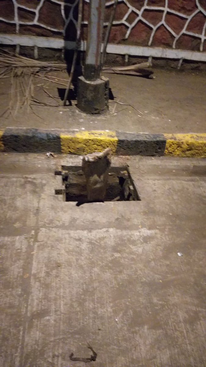 Aslam_Merchantt's tweet photo. Attn: @mybmcwardE @mybmcSWD @mybmcroads

Kindly Repair/Fix The Storm Water Drain Grill Before Any Unfortunate Accident Happens.

#Location: Opp University Hostel, Leela Melville Road, Agripada #Mumbai 

Thanks &amp; Regards 
@ACI_Mumbai https://t.co/Dv7tgAX30Y