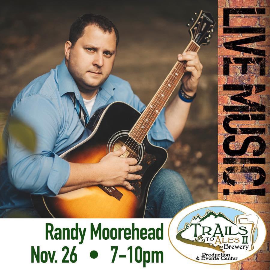Live music at TrAils to Ales II, 422 12th Street, this Friday, November 26th with Randy Moorehead from 7 to 10pm. We hope you will visit both Franklin locations this weekend. Cheers! 🍻
#LiveMusic #TrAils2Ales #TrAils2Ales2