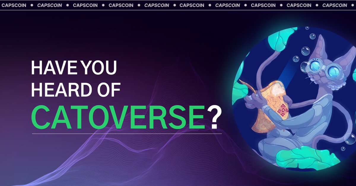 CapsCoin_io's tweet photo. #Catoverse is an online, multiplayer #collectible #QuestGame 🐈

What else do we know about it? 

🔥 Complete the quest to get the experience
🔥 Collect all #CAPS
🔥 Cooperate with other players to multiply the success

Check out a complete checklist here https://t.co/0e4ybvJBTa https://t.co/hruaI5nvB9